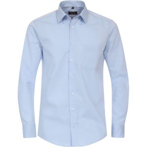 3 voor 99 | Redmond modern fit overhemd, popeline, blauw