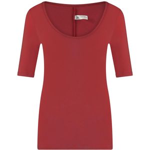 RJ Bodywear RJ dames Allure dames T-shirt (1-pack), donkerrood