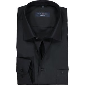 CASA MODA comfort fit overhemd, mouwlengte 7, zwart 47
