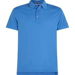 Tommy Hilfiger Dc Es Mercerized Pique Slim Polo, heren poloshirt, middenblauw -  Maat: XXL