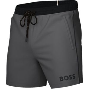 HUGO BOSS Starfish swim shorts, heren zwembroek, donkergrijs -  Maat: M