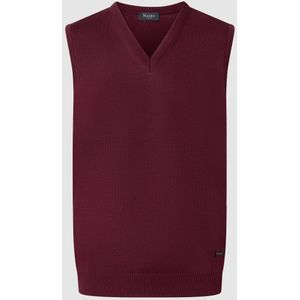 MAERZ Classic Fit heren spencer wol, bordeaux rood