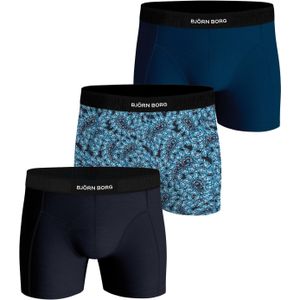 Bjorn Borg Cotton Stretch boxers, heren boxers normale lengte (3-pack), multicolor -  Maat: S