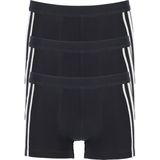 SCHIESSER 95/5 Stretch shorts (3-pack), zwart -  Maat: 3XL