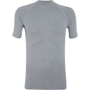 RJ Bodywear thermo T-shirt, heren thermo shirt korte mouw, grijs -  Maat: L