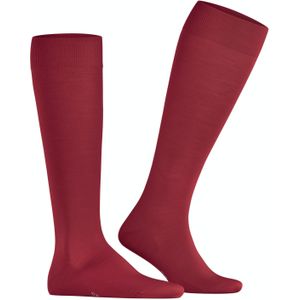 FALKE ClimaWool heren kniekousen, rood (scarlet)