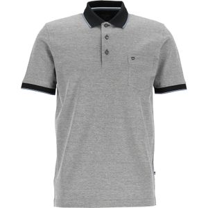 OLYMP Polo Casual, modern fit polo, zwart -  Maat: M