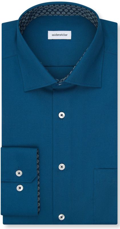 Seidensticker 845554, comfort fit lange mouwen businesshemd, 39, groen, 39