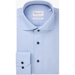 Michaelis slim fit heren overhemd, Oxford, blauw