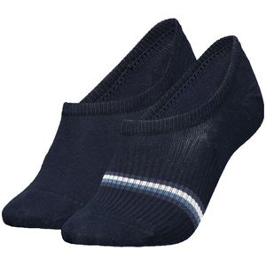 Th Women Footie 2P Rib Multicolor  Stripe