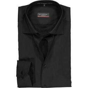 ETERNA modern fit overhemd, superstretch lyocell heren overhemd, zwart 41
