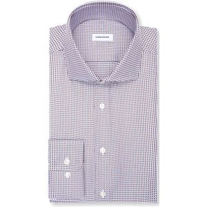 Seidensticker - 845273 - Chemise d'affaires - Rood - Manches longues - Coupe droite