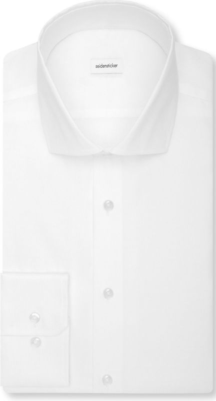 Seidensticker - Businessoverhemd - Wit - X-Slim - 1/1 Kentkraag - Effen