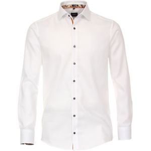 VENTI modern fit overhemd, structuur, wit