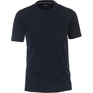 CASA MODA comfort fit heren T-shirt, blauw -  Maat: 4XL