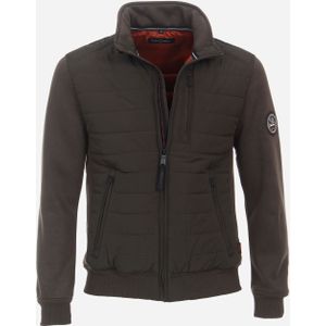 CASA MODA comfort fit vest, donkergroen