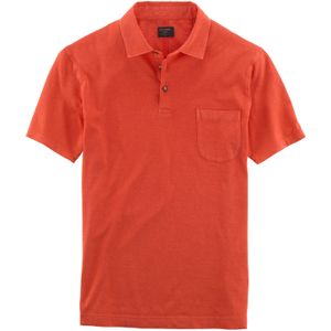 OLYMP Casual modern fit polo, rood -  Maat: 3XL