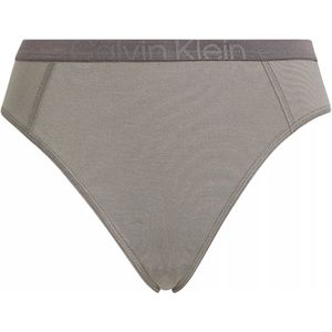 Calvin Klein dames high leg tanga (1-pack), tanga slip, grijs -  Maat: S