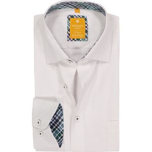3 voor 99 | Redmond modern fit overhemd, twill, wit