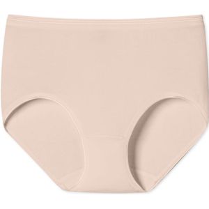 SCHIESSER Luxury slip (1-pack), dames midi slip fijngeribd perzik je -  Maat: 46