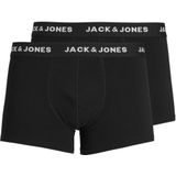 JACK & JONES Jacjon trunks (2-pack), heren boxers normale lengte, zwart -  Maat: L