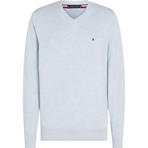 Tommy Hilfiger heren pullover Katoenen, blauw -  Maat: XL