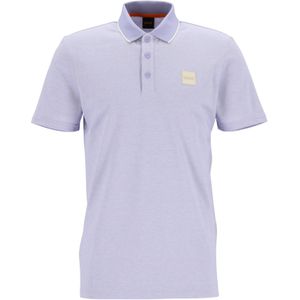 BOSS PeOxford regular fit polo, pique, lila -  Maat: 3XL