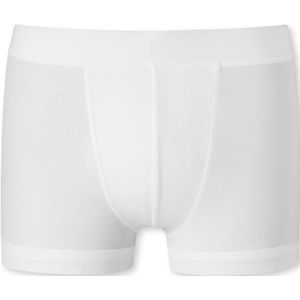 SCHIESSER Retro Rib boxer (1-pack), heren short dubbelrib biologisch katoen wit - Maat: S