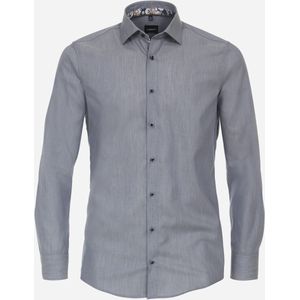 VENTI modern fit overhemd, twill, blauw 48