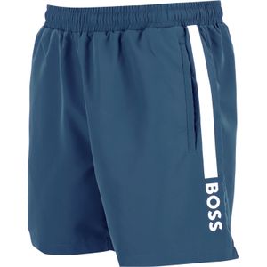 HUGO BOSS Dolphin swim shorts, heren zwembroek, middenblauw
