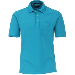 CASA MODA comfort fit heren polo, aqua