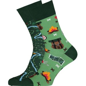 Many Mornings - Unisex Sokken - Map