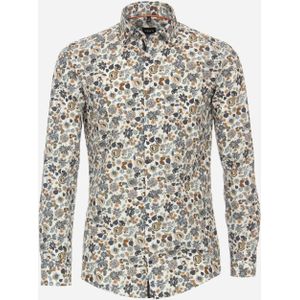 VENTI modern fit overhemd, popeline, blauw dessin