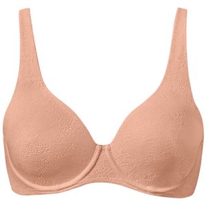 SCHIESSER Air bh (1-pack), dames beugelbeha voorgevormde cups spacer voering perzik