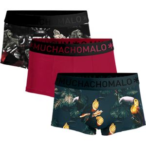 Muchachomalo boxershorts, heren boxers kort (3-pack), Costa Rica Spain -  Maat: XL
