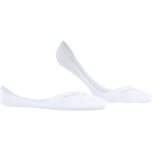 Burlington Carrington heren invisible sokken, wit (white) -  Maat: 39-42