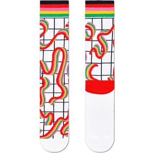 Happy Socks Squiggly Rainbow Crew Sock, unisex sokken