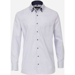 CASA MODA comfort fit overhemd, mouwlengte 72 cm, dobby, blauw 47