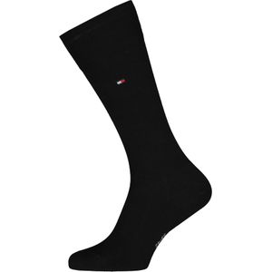 Tommy Hilfiger Classic Socks (2-pack), herensokken katoen, zwart -  Maat: 43-46