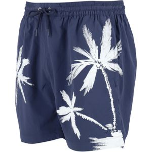 HUGO BOSS Rimi swim shorts, heren zwembroek, navy blauw dessin