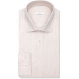 Seidensticker - Flanellen Overhemd - Zwarte Roos - Regular 1/1 Kentkraag Visgraat