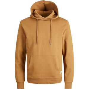 JACK & JONES Basic sweat hood regular fit, heren hoodie katoenmengsel met capuchon, okergeel