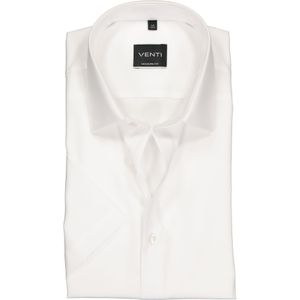VENTI modern fit overhemd, korte mouw, wit 46