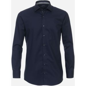 VENTI modern fit overhemd, mouwlengte 72 cm, twill, blauw 46