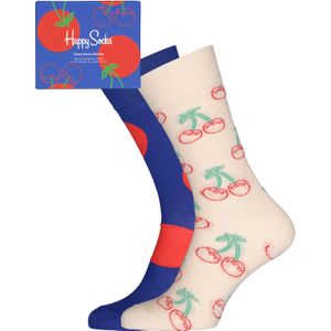 Happy Socks sokken, Cherries Socks Gift Set (2-pack) - Unisex - Maat: 36-40