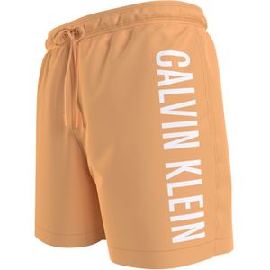 Calvin Klein Medium Drawstring swimshort, heren zwembroek, licht oranje -  Maat: L