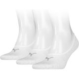 Puma Footie Unisex (3-pack), unisex onzichtbare sokken, beige -  Maat: 39-42