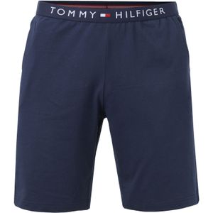 Tommy Hilfiger heren lounge short, korte broek dun, blauw -  Maat: XL