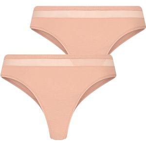RJ Bodywear - Allure Las Vegas - Brazilian String - Misty Rose - 2-pack