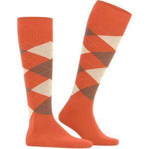 Burlington King heren kniekousen, bruin (red desert)